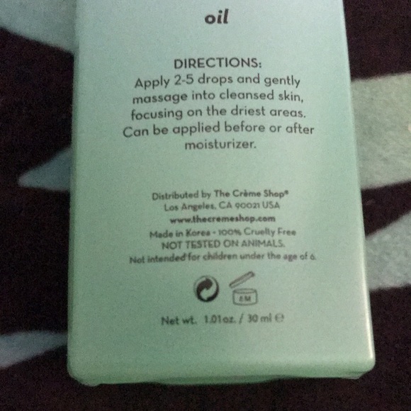 ✨🆕BNWOB! The Crèmé Shop Crème Collection Troubled Skin Saver Acne Face Oil - Picture 5 of 6